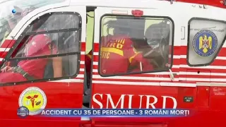 Stirile Kanal D (06.08.2022) - Accident cu 35 de persoane! 3 romani morti! | Editie de seara