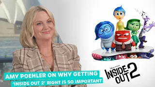 Amy Poehler Reveals Why Getting Inside Out 2 Right Is So Important