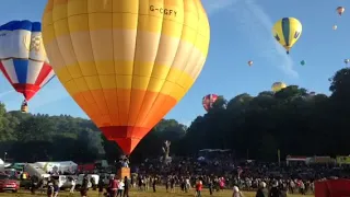 Lift-off at Bristol Balloon Fiesta 2018