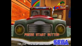 Scud Race Plus / Sega GT Plus - (4K/60fps) Attract Sequence (Real Arcade Hardware) Sega Model 3 Am2