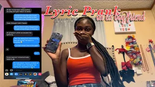 Tink “Hopeless Romantic” Lyric Prank On My Toxic Ex Boyfriend | GOES WRONG!!