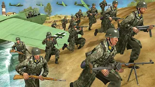 German Army BEACH INVASION of CRETE Defenses! - Call to Arms: Gates of Hell WW2 Mod