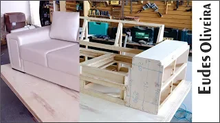 Building a three-seat sofa