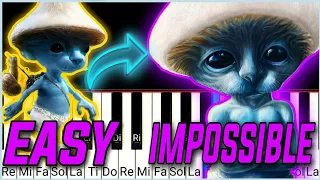 Smurf Cat Meme Song from TOO EASY to IMPOSSIBLE