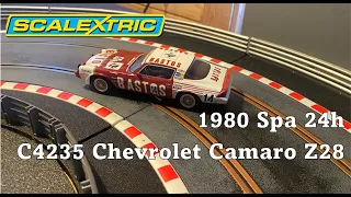 Taking a look at the C4235 Scalextric Chevrolet Camaro Z28 1980 Spa 24h