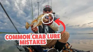 Common Mistakes When Fishing With Z-Man Kicker CrabZ