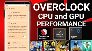 How To Overclock CPU & GPU Performance ! Max FPS Fix Lag - No Root