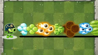 PvZ 2 Fusion - Mega Gatling Pea Remake Use Other Projectile Plant - Who is Best Fusion Plant ?