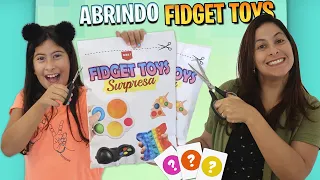 Abrindo Fidget Toy Surpresa - Ganhamos um POP IT Ultra raro!! Família Maria Clara e JP