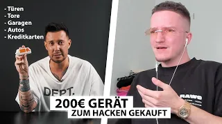 200€ Gerät knackt easy Kreditkarten, Türen und Autos! 😱 | Justin reagiert