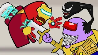 Thanos Kills Ironman in Among us Venom Ep 5   Avengers Animation ft  Henry Stickmin