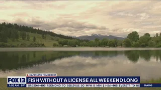 WA state parks are free, and fishing without a license is allowed this weekend | FOX 13 Seattle