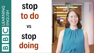 Stop doing vs Stop to do - English In A Minute