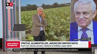 SUB SEMNUL ÎNTREBĂRII CU ROBERT TURCESCU.  PREȚUL ALIMENTELOR, ANUNȚURI IMPORTANTE  P1/2