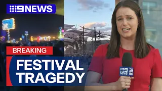 Man believed dead after suspected overdose at Pitch music festival in Victoria | 9 News Australia