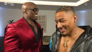 Bobby Lashley meets Carmelo Hayes at Backstage: SmackDown, May. 03, 2024