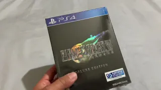 Final Fantasy 7 Remake Deluxe Edition unbox