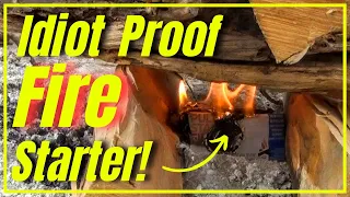 Idiot Proof Fire Starter! [ Effortless Fire Creation! ]
