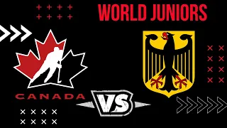 Canada vs. Germany 2021 world Juniors Dec. 26th, 2020