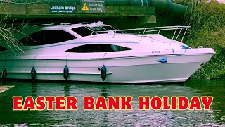 Easter bank holiday boats Norfolk broads ( ludham wroxham Potter Heigham acle Womack horning )