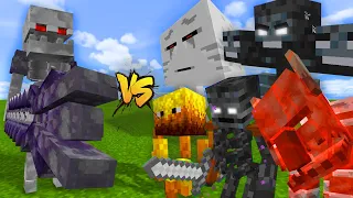 PRIME SKELETON vs. ALL TITANS! || PART 2 || MCPE