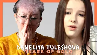 Daneliya Tuleshova - Tears of gold (Faouzia cover) REACTION (french)