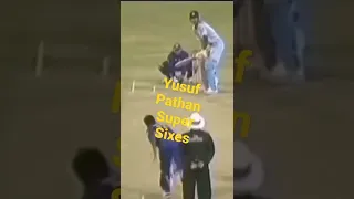 yusuf pathan super sixes 1st six #shorts #youtubeshorts