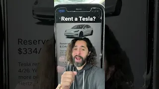 Rent a Tesla thru Uber!😎💰🤔