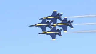 Blue Angels soar over San Francisco Bay