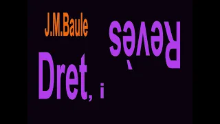 Dret, i revès (J.M.Baule - Original)