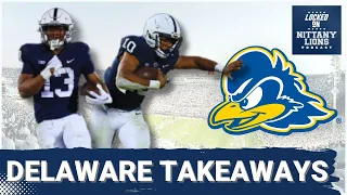 Penn State football flattens the Delaware Blue Hens, thoughts & takeaways (live recap part 1)