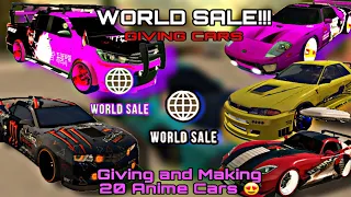 Making And Buying 20 Cars, With 20,000 Coins in World Sale Car parking multiplayer! 🔥 | Zay_gamer