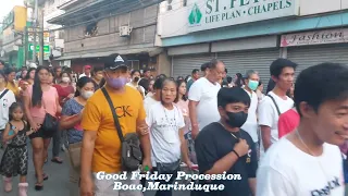 Good Friday Procession with Saints Boac,Marinduque
