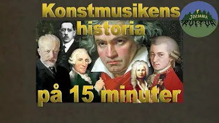 Konstmusikens historia på 15 minuter