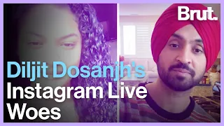 Diljit Dosanjh's Instagram Live Woes