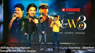 KK,Shaan and Mohit Chauhan live at Showfest event together for the first time!!