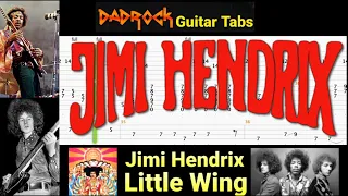 Little Wing - Jimi Hendrix - Guitar + Bass TABS Lesson