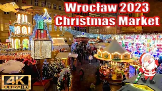 🎄Największy Jarmark w Europie Wrocław 2023 🎄the largest Christmas market in Europe POLAND🇵🇱