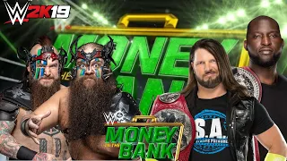 Money In The Bank 2021 || Aj Styles & Omos VS Viking Raiders Raw Tag Team Championship || WWE 2K19