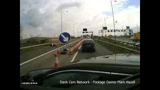 Caravan driver crash - M6/M5