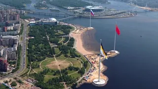 Russian National Anthem | Flags Raising Ceremony in Saint Petersburg