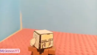 stop motion lego Minecraft no no its not the end