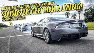 I Made My Aston Martin DBS Sound Like A PAGANI ZONDA (With A $4,000 Exhaust)