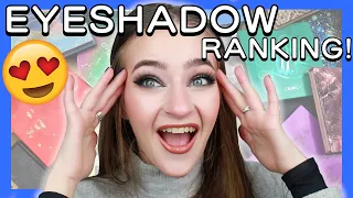 RANKING EVERY EYESHADOW PALETTE IN MY COLLECTION!! (38 palettes ranked...)