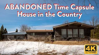 Abandoned Time Capsule House in the Country With Everything Left Behind