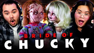 BRIDE OF CHUCKY (1998) MOVIE REACTION!! First Time Watching | Tiffany | Jennifer Tilly