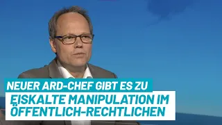 Neuer ARD-Chef gesteht Manipulation gegen die AfD ein