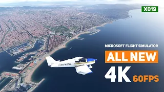 *NEW* 4K Microsoft Flight Simulator X019 Footage (60FPS)