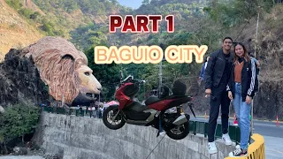 PART I IN BAGUIO CITY WITH MADAM BOSS | VIA KENNON ROAD | LION'S HEAD | HONDA ADV 160 | RIDE SAFE