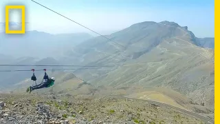 Ride the World’s Longest Zipline in the UAE | National Geographic